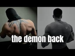 minimalist demon back training - do this