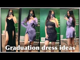 GRADUATION DRESSES IDEAS | TRY ON HAUL