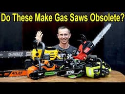 Battery Chainsaw Humiliates The Best Gas Chainsaw!