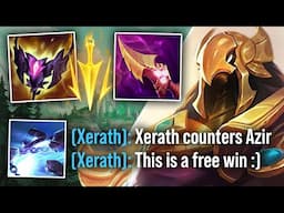 This guy tried to counter pick me with Xerath mid... so I had to teach him a lesson