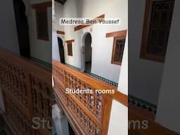 Medresa Ben Youssef Students room in Marrakesh | Morocco oldest Islamic school | Arab Muslim