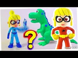 Arctic Fire discovers her Super Power abilities! Playdough Cartoon video for kids