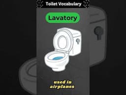 Toilet Vocabulary You Must Know