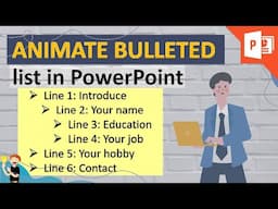 How to animate a bulleted list in PowerPoint - PowerPoint tips and tricks