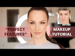 PLASTIC SURGERY MAKEUP HACKS - easy tutorial - bigger LIPS, cat EYES, smaller NOSE  | PEACHY