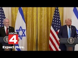 Trump says he wants US to take charge of Gaza Strip at press conference with Netanyahu