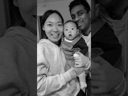 🇮🇳🇰🇷 First Steps in Parenthood: Indian-Korean Family Moments 🤍 #indiankoreanfamily #baby