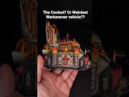 Is this the Coolest or Weirdest Warhammer vehicle ever? The Sisters of Battle Exorcist #warhammer