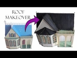 Dollhouse Roof Makeover | Making DIY Miniature Shingles