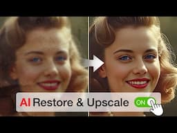 Restore Old Photos with AI: 1-Click Face Recovery & 10K Clarity in Seconds