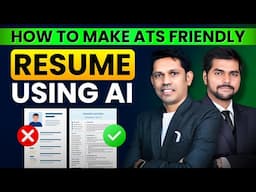 How to Create an ATS-Friendly Resume Using AI: Masterclass