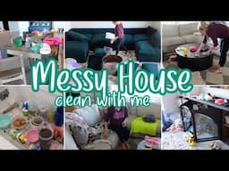 MESSY HOUSE CLEANING MOTIVATION 2025 / EXTREME CLEAN WITH ME / WINTER CLEANING MOTIVATION