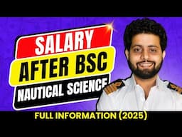 What is the salary after doing BSc. Nautical Science? (2025)