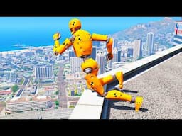 GTA 5 Crash Test Dummy (Crazy Jumps, Falls, Funny Moments)