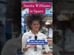 Sunita Williams in Space #boeingstarliner #sunitawilliams #spacewalk #virslshorts