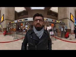 360° Video Milano Central Rail Station I Go To Lago Como Lake Daniel Nelu #TravelVlog 3D 6K