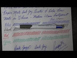 Paper Mate Ink Joy Quatro 1.0mm Four Color Ballpoint Pen Review and Bic 4 Color Pen Comparison