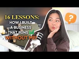 16 years of business lessons in 13 minutes