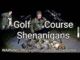 Shooting Rabbits at the Golf Course || Air Rifle pest control