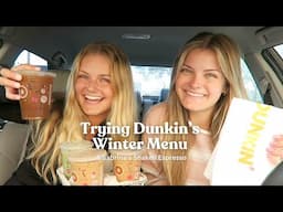 Trying Dunkin's New Winter Menu Items