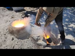 Using Thermite to Cast an Iron Pan