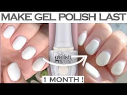 GELISH NAILS TUTORIAL, Longer Lasting | Beginners guide to application, short nails DIY