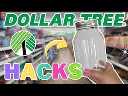 GENIUS 🤯 Dollar Tree DIY Crafts Using Mason Jars