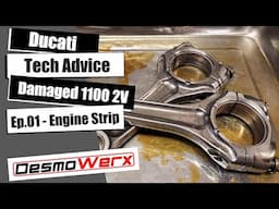 Knocking & Rumbling Ducati Hypermotard 1100 Engine bottom end strip