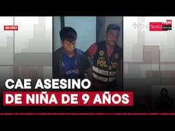 PNP captura a sujeto que asesinó a niña de 9 años en Cañete