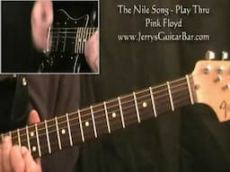 Pink Floyd The Nile Song | Guitar Play Thru