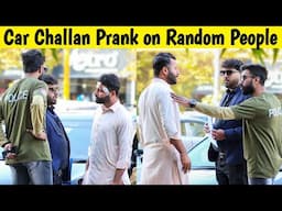 CAR CHALLAN PRANK 😂 Funniest Reactions| Sharik Shah