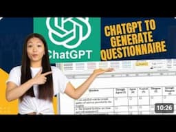 Survey Questionnaire Design made easy with AI- Using ChatGPT