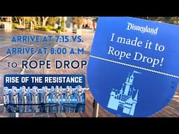 Should you rope drop Rise of the Resistance at Disneyland challenge?