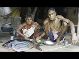 old tribe couple lifestyle || traditional life || poor people village life || 99 years old grandma