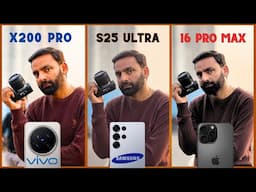 Best Camera Phone of 2025 - Samsung S25 Ultra vs iPhone 16 Pro Max vs Vivo x200 Pro Camera Test !