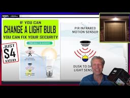 EASY & CHEAP! Dusk To Dawn Motion Detector Security Light Bulbs