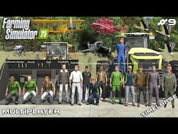 HARVESTING GRASS SILAGE WITH 16 PEOPLE | Hutan Pantai | Farming Simulator 25 Multiplayer | Episode 9