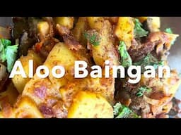 Aloo baingan | Eggplant with potatoes using Ninja Foodi