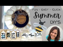 Summer DIY/ Easy Summer DIY Decor/ Bizzy Bee Hop