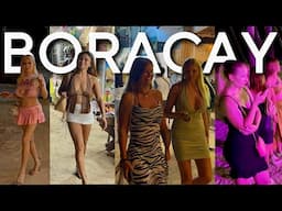 BORACAY NIGHTLIFE TOUR 2025: Walking from Station 3 to 1 After 9 PM! | Boracay Island, Philippines