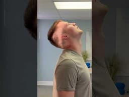 *CRUNCH* 😳 Football Player Looks Up Again After Neck *Cracks*  #chiropractic #shorts