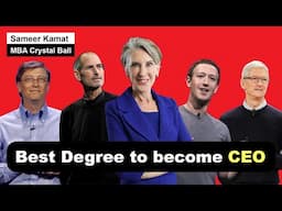 Which is the best degree to become a CEO?