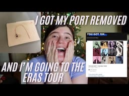 I Got my Chemo Port Removed and How I Got LAST MINUTE Taylor Swift Tickets!! Updates and Chats Vlog