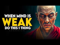 When Your Mind is Weak, This Simple Trick Will Change Everything | Buddhism