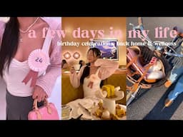 a few days in my life | birthday celebrations, back home & wellness era