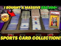 *I BOUGHT A $50,000+ SPORTS CARD COLLECTION!🤯 (HOLY GRAIL PICK-UPS🔥)