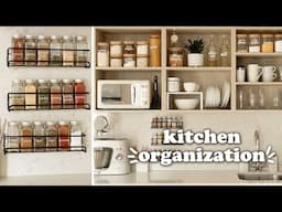 Kitchen Organization // ideas for small kitchens