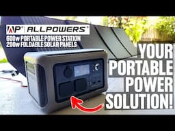 What can this power??? - ALLPOWERS R600 Power Supply Station & 200W Solar Panels!!