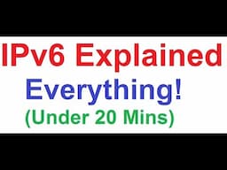 IPv6 Addressing Explained in Details (Everything) CCNAv3 and CCNP with IPv6 Practical Configuration