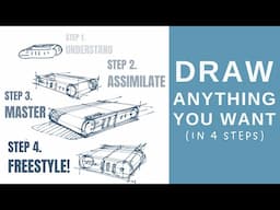 4 Steps to Master Drawing (by Learning Better How to Learn) | Product Design Sketching